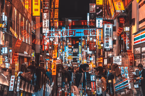 Double Exposed Tokyo