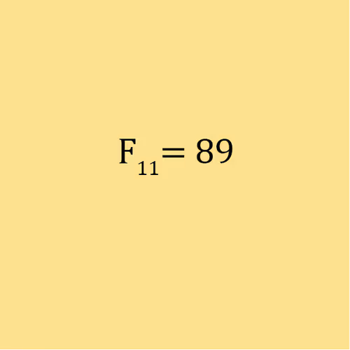 Fibonacci Sequence # 11