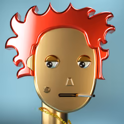 3D Chrome Punk #1056