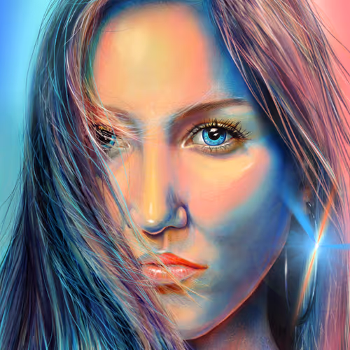 I wonder if I could be a painting