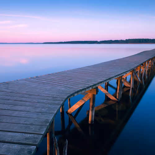 Le lac de Sanguinet - end of the day