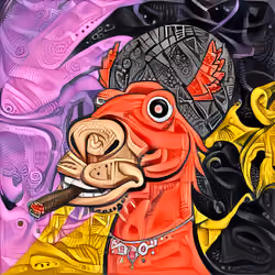 Abstract Arabian Camel #0018