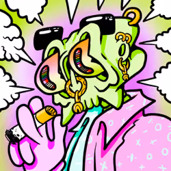 Smoking Skull #052