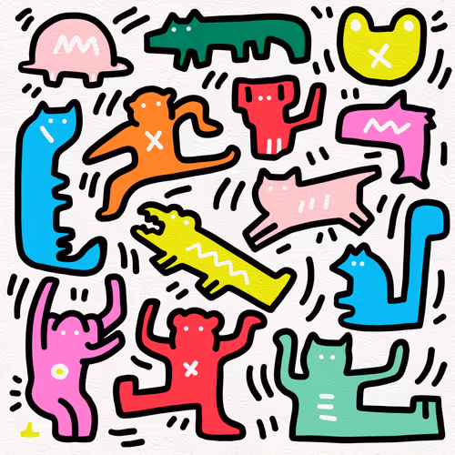WSS in Keith Haring's World  #26