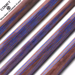 COMET amaranth hornbeam pool cue nft purple heart billiards nft full spliced nft 