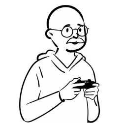 OpenPeeps #18 - Gamer