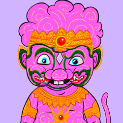 46. Masked Phran Pink Monkey