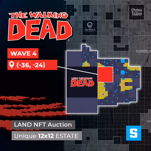 Wave 4 / The Walking Dead Sale - 12x12 Estate M [-36,-24]