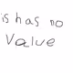 This has no value