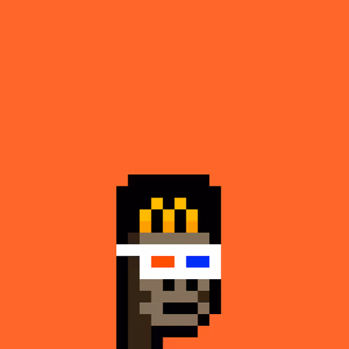 Bored Fast Food Baby Ape 26