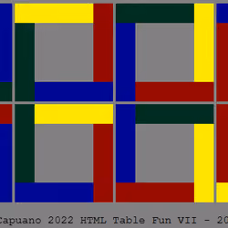HTML Table Fun VII - 2022-05-24