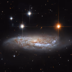 Hubble Galaxy Explosive Past