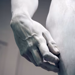 Michaelangelo, David; Right Hand