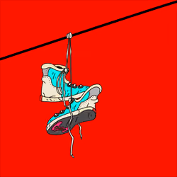 Shoe Tossing four
