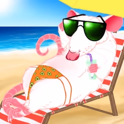 Lil Ratties - Series #10 - Beach Rats - Bikini Bottom