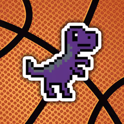 PixelSaurus Rex #0210 [Sacramento Kings]