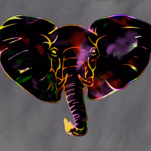 Painted Elephant #27