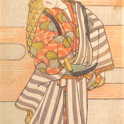 An Unidentified Actor as a Farmer with a Basket on His Back 1/3