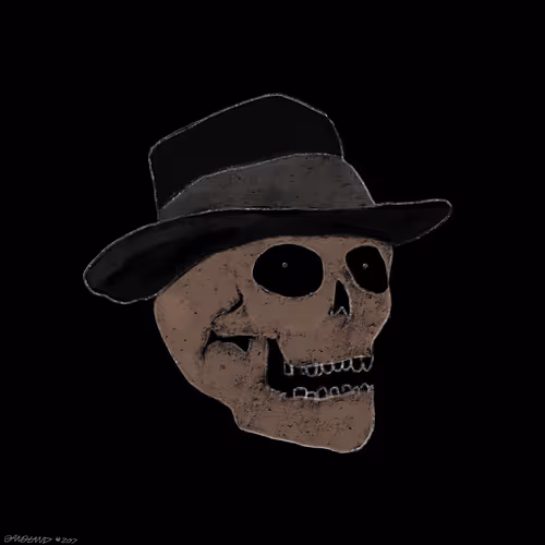 Gangland Skull #207 - by Eddie Gangland
