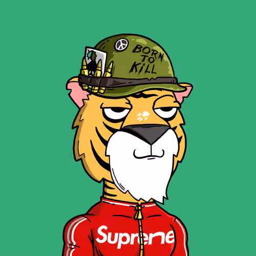 Grouchy Tiger Social Club #1132