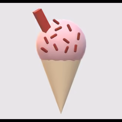 Bubblegum ice