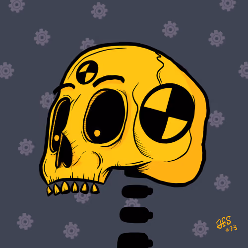 Almost Fancy Skull #73