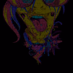 ASCII Art - PsyTrance Girl #17