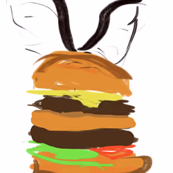 Flying XL burger
