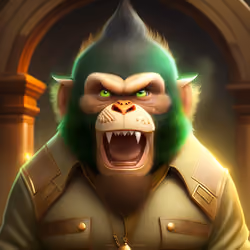 Angry monkey #13