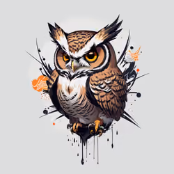 logo animal series owl 