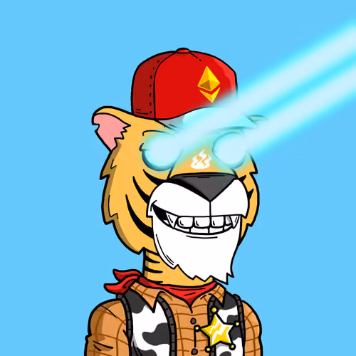 Grouchy Tiger Social Club #9696