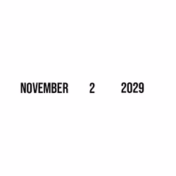 November 2 2029