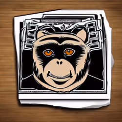 #00072 cozmic monkey