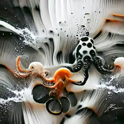 Tentacles by Ai Art Generator - Signed by Creator