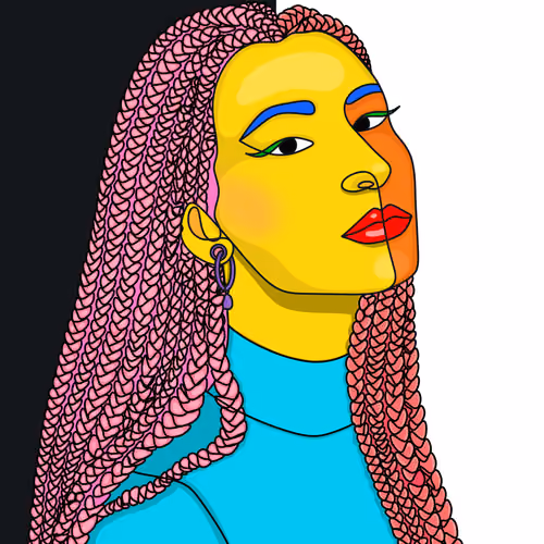 Neo-Pop Cubist Woman №29