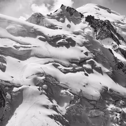 MONT BLANC 4809m BW #2