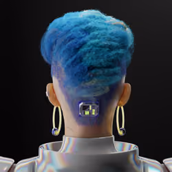Backhead cybergirl