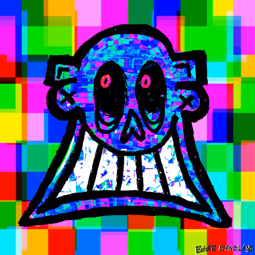 GangBoy Glitched - by Eddie Gangland - c. 2022