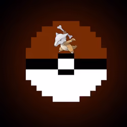 Marowak Pixel Pokeball
