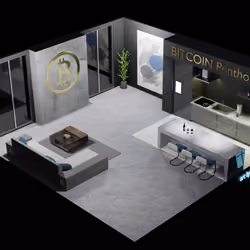Crypto Rooms - Bitcoin Penthouse