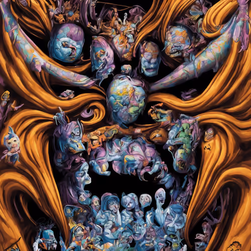 surrealistic monster