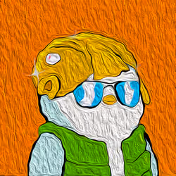 Painted Penguin #665