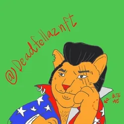 meaw cat x Deadfellaznft no.1