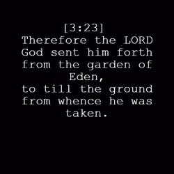 Genesis 3:23