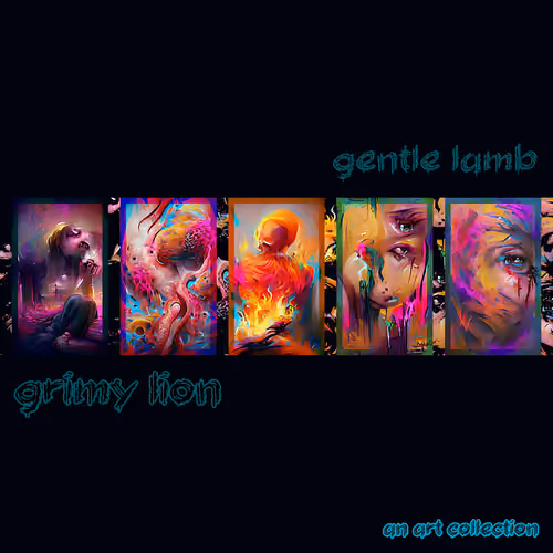 gentle lamb, grimy lion