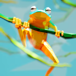 Low Poly Frog