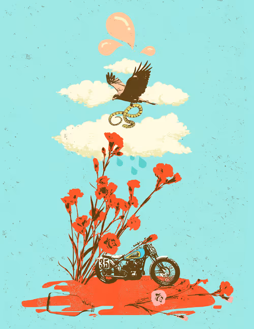 MOTORBIKE AND HAWK II