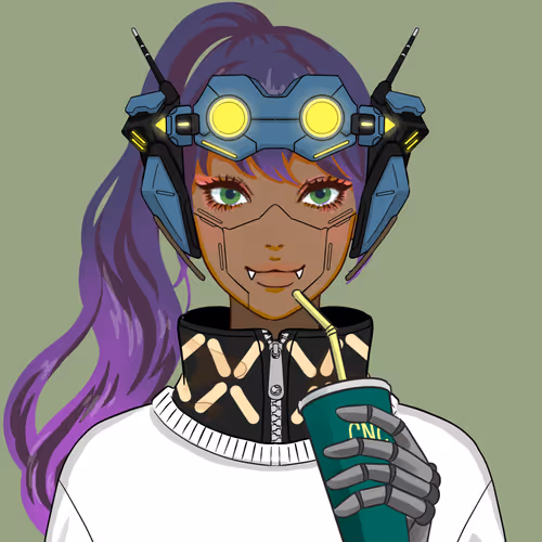 Cyber Nuts Club #026 Neo Tokyo Punks fanart version