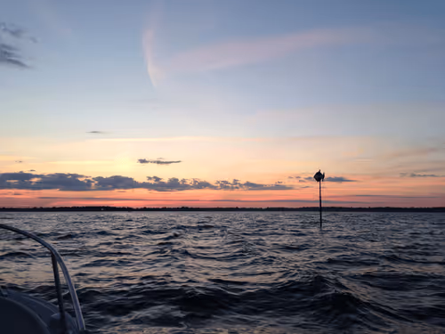 New England Sunset Background