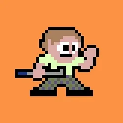 8bit Tee Time Golfer 349